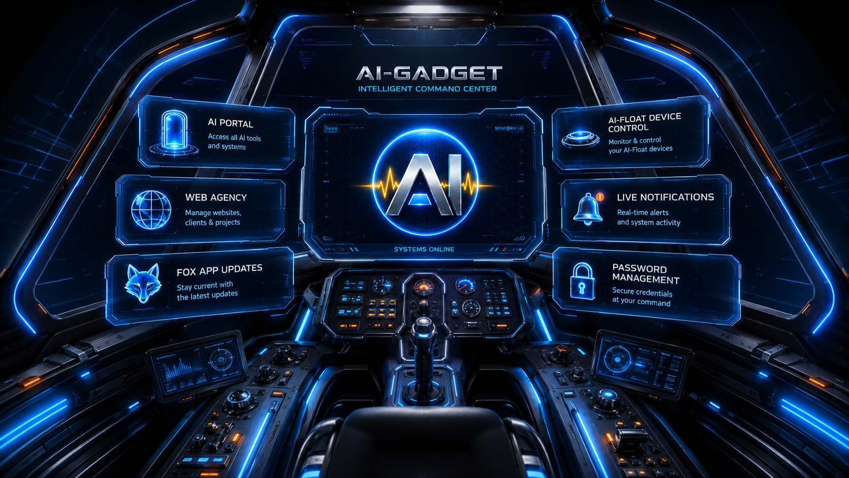 FOX AI-Gadget intelligent command center